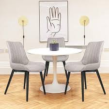 2 Set Modern Accent Chairs With Soft Foam Cushion Comfortable And Easy To Clean Curved Ergonomic Design Dining Room Chair Dining Room Chairs Upholstered Accent Chairs Modern Accent Chair