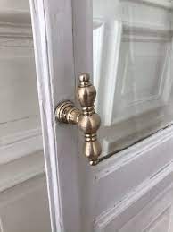 Check spelling or type a new query. Gold Door Handles White Interior Vintage Design French Doors Paris Vibes Rg Daily