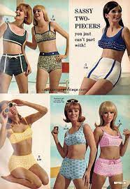 Montgomery Ward 1967 Summer Sale Vintage Swimwear Vintage Swimsuits Vintage Outfits