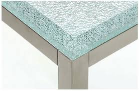 Crackle Glass Top Dining Table Mesa De Vidro Craquele Em Vidro Vidro