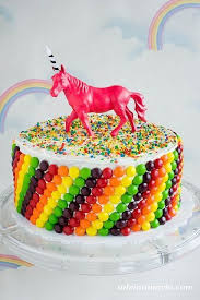 Einhorn Torte Sussigkeiten Kuchen Kindergeburtstag Essen Smarties Kuchen