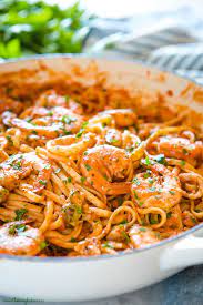 Quick And Easy Seafood Linguine Marinara Recipe Easy Seafood Seafood Linguine Pasta Dishes