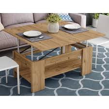 Completa tu comedor comprando tu mesa centro, en habitario disponemos de una gran variedad de modelos a precios muy ajustados. Compra Mesa Centro Convertible A Comedor Salermo 110x116
