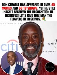 Don Cheadle's notable acting career