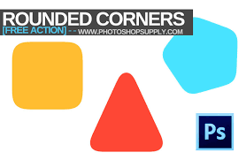 Flare mesh rounded star with glow effect. Free Rounded Corners Photoshop Photoshop Supply