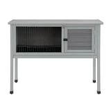 DuMOR 1-Story Outdoor Raised Rabbit Hutch, 47.2 in. x 22.4 in ...