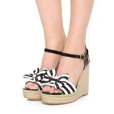 Black And White Espadrille Wedges Kate Spade Shoes Kate Spade Darya Espadrille Wedge Sandals Color Black White Size 8 5 Espadrilles Wedges Espadrilles Wedge Sandals