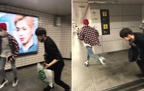 Hyunwoo must sense the awkward air around us and clears his throat. The Seoul Story On Twitter Produce 101 Kang Daniel Spotted Tgthr With Ong Seong Woo At A Subway Station Daniel Posing Next To His Subway Ad Https T Co X5slwrgqtu Https T Co Onaomfjmnf