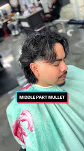 Atlanta Barber for Men Middle Part