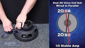 Kicker comp 12 wiring diagram. How To Wire A Dual 2 Ohm Subwoofer To A 1 Ohm Final Impedance Parallel Wiring Car Audio 101 Youtube