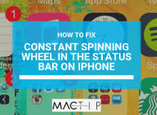 Fix For Non Stop Spinning Wheel Issue After Iphone Update Mactip