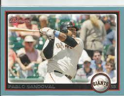 Pablo Sandoval Boston Red Sox 2010 Bowman Blue Border xxx/520 | eBay