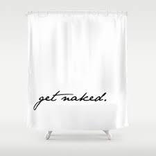 Bark and bite poster white shower curtain. Funny Quotes Shower Curtains For Any Bathroom Decor Society6