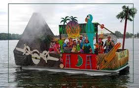 These red, white, and blue themed parade pictures include parade floats for an eye doctor {optometrist} which has glasses, a boat float, as well as a dance group. 13 Boat Decor Ideas Boat Decor Boat Parade Boat