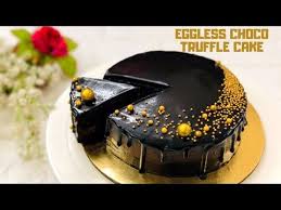 Eggless Chocolate Truffle Cake No Oven Eggless Choco Truffle Cake Chocotrufflecakenooven Youtube Chocolate Truffle Cake Choco Truffle Cake Cake Truffles