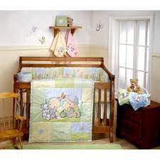 Precious Moments Nature S Babies 4 Piece Crib Set Walmart Com