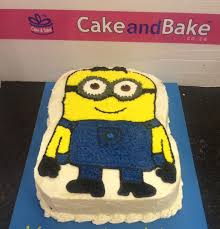 A specialty cake can liven up any occasion. Minion Rectangle Buttercream Cake And Bake