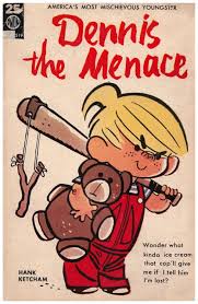 Denis La Malice Dennis The Menace Vintage Comic Books Vintage Cartoon