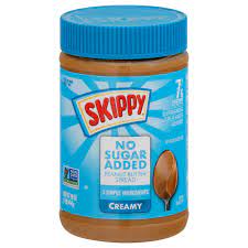 Skippy No Sugar Added Creamy Peanut Butter Shop Peanut Butter At H E B