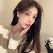 Needle Red Cherry Pearl Flower Sweet Earrings