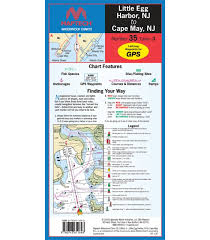 Maptech Little Egg Harbor Nj To Cape May Nj Waterproof Chart 3rd Edition 2018