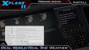 X Plane 11 Real Time Real World Weather Plugin Installation And Demo Youtube