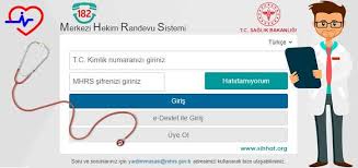 Merkezi Hekim Randevu Sistemi Mhrs Saglik Doktorlar Merkez