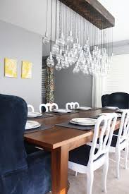 In most cases, this will be in the center of the room, but consider the placement of the dining room table and if it should be centered over that (if the table is not in the. Diy Multi Light Bulb Dining Room Chandelier Addicted 2 Decorating Diy Dining Room Dining Room Lighting Home Decor