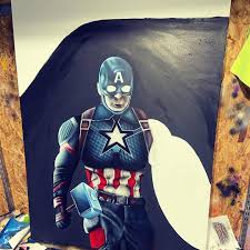 Part 2 of the avenger series coming soon! Captain will be available in  store @conceptdesigns.art