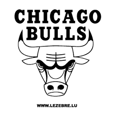 Although to be fair, the logo that's doing the rounds on social media is a single colour version. Sticker Chicago Bulls Logo 2