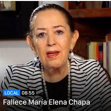 Se fue María Elena Chapa, mujer incansable en la lucha por la equidad de  género. Cuando agradezco a quienes nos abrieron puertas siempre pienso en  ella y en la generosidad con que