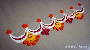 Easy Border Rangoli Design For Diwali Rangoli Designs Flower Easy Border Rangoli Designs Rangoli Designs