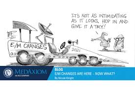 Three things to know about the coming e/m coding changes editor's note:. E M Changes Are Here Now What American College Of Cardiology