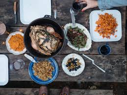 If this is your first time preparing the turkey and all the fixin's, follow this. A Traditional Thanksgiving Feast Cooked Over A Campfire Travel Channel Blog Roam Travel Channel