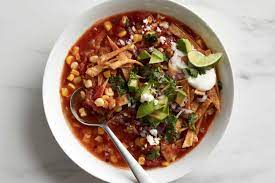 Vegetarian Tortilla Soup Recipe Recipe Vegetarian Soup Recipes Vegetarian Soup Vegetarian Tortilla Soup
