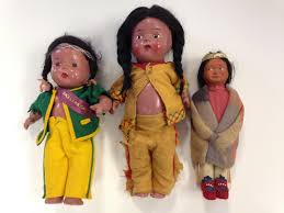 See more ideas about indian dolls, native american dolls, dolls. Lot 3 Vintage Native American Indian Dolls Mohair Wigs Moded And Painted Facial Features 2 Composition With One Piece Head And