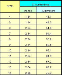 Uncommon Prince Albert Ring Size Chart 2019