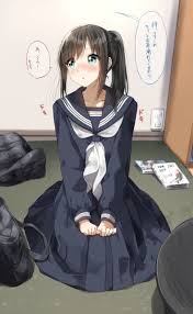 japanese school student 可愛いアニメガール かわいい 女の子 イラスト 可愛い キャラクター イラスト