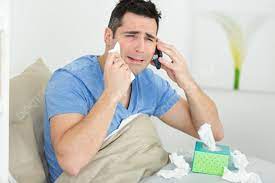 رجل مكتئب يبكي مناديل الهاتف صورة الخلفية والصورة للتنزيل المجاني - Pngtree