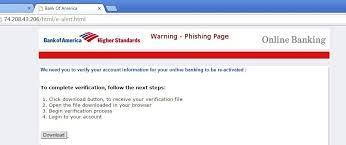 Their corporate headquarters is listed as: Bank Of America Phishing Scam Alert It Governance Usa Blog