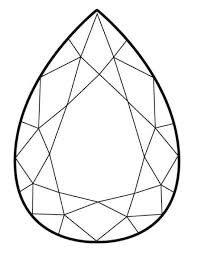 Black And White Gemstone Drawing Gem Template P S Gemstone Art Crystal Drawing Diamond Drawing