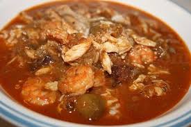 Seafood And Okra Gumbo With Shrimp Crab And Oysters Seafood Gumbo Recipe Creole Recipes Recipes