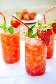 Strawberry virgin Mojito
