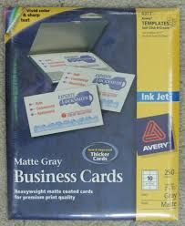 Just be sure to follow the corporate graphic standards. Avery Inkjet Gray Business Cards 8377 For Sale Online Ebay