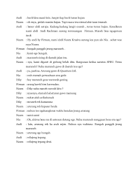 Check spelling or type a new query. Contoh Surat Bahasa Jawa Ngoko Untuk Teman Nusagates