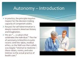 Autonomy In Bioethics