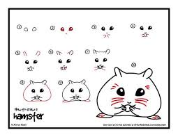Pin Van Corinne Downey Op Mi Fai Un Disegno Tekenen Dieren Tekenen Hamster