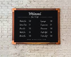 Restaurant advertising street board free psd mockups. Free Shop Price Chalkboard Menu Mock Up Psd