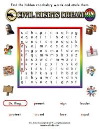 Civil Rights Word Search For Kids Social Studies Worksheets History Worksheets Vocabulary Worksheets