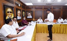 Karunanidhi, udhayanidhi stalin entered the film industry as a film producer and distributor with his production studio, red giant movies, and made films including kuruvi (2008). Tamil Nadu Assembly Elections 2021 Dmk Ticket Doubtful For Udhayanidhi Stalin The Hindu